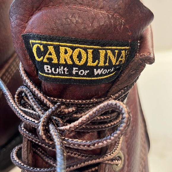 Carolina Boots Men's 3010 EH Grizzly Brown Leather 6 inch Steel Toe Work Boots - Picture 11 of 11